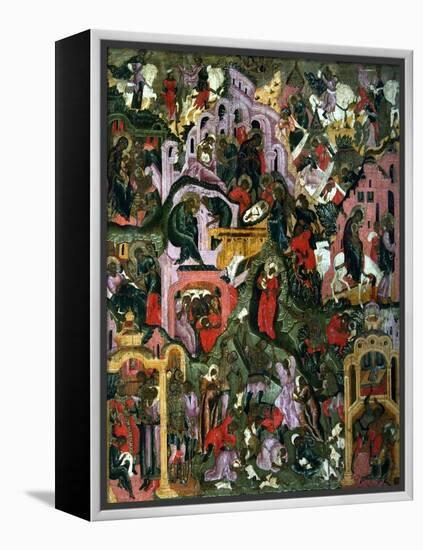 The Nativity of Christ (The Holy Night), Second Half of the 17th C-null-Framed Premier Image Canvas