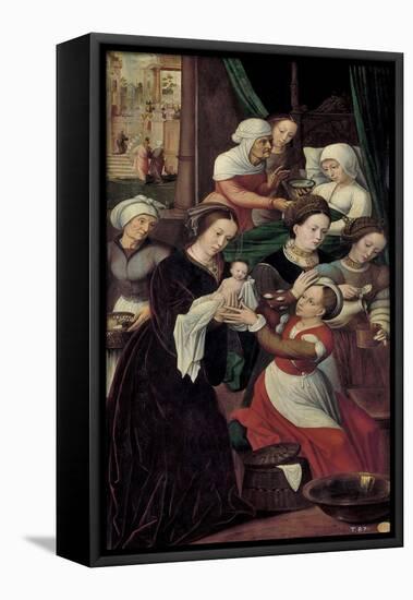 The Nativity of the Virgin Mary-Ambrosius Benson-Framed Premier Image Canvas