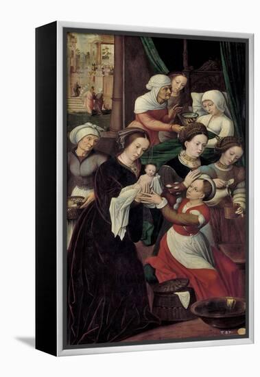 The Nativity of the Virgin Mary-Ambrosius Benson-Framed Premier Image Canvas