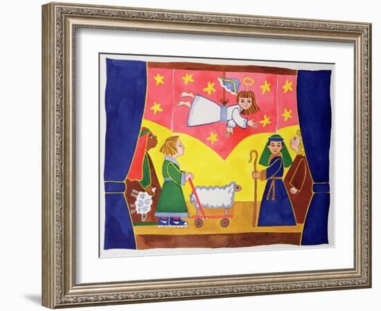 The Nativity Play-Cathy Baxter-Framed Giclee Print