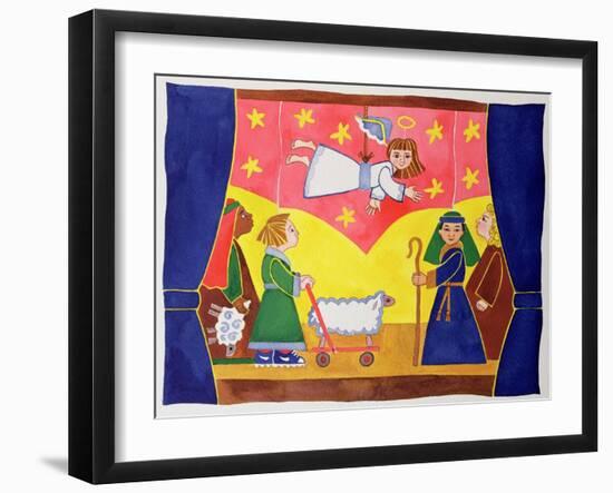 The Nativity Play-Cathy Baxter-Framed Giclee Print