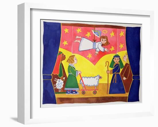 The Nativity Play-Cathy Baxter-Framed Giclee Print