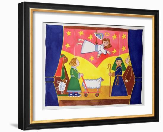 The Nativity Play-Cathy Baxter-Framed Giclee Print