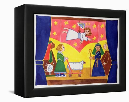 The Nativity Play-Cathy Baxter-Framed Premier Image Canvas