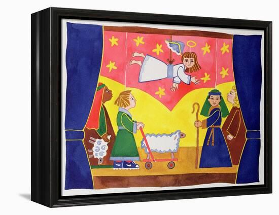 The Nativity Play-Cathy Baxter-Framed Premier Image Canvas