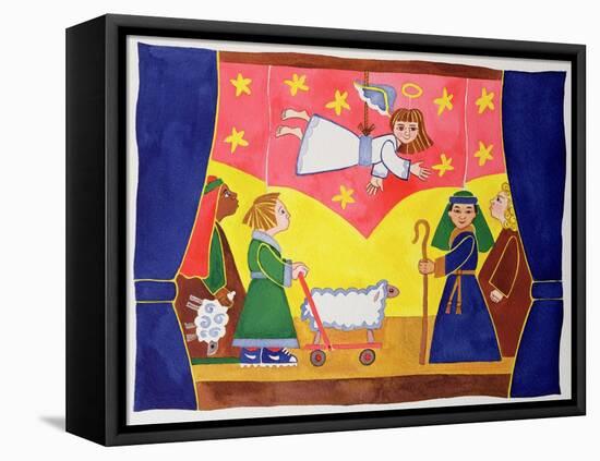 The Nativity Play-Cathy Baxter-Framed Premier Image Canvas