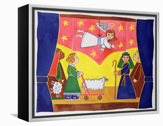 The Nativity Play-Cathy Baxter-Framed Premier Image Canvas