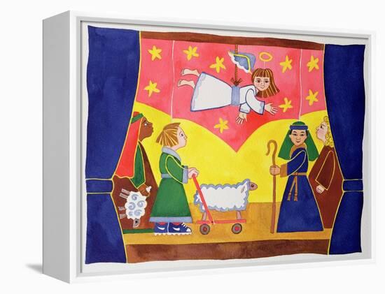 The Nativity Play-Cathy Baxter-Framed Premier Image Canvas