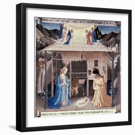 The Nativity-Fra Angelico-Framed Giclee Print