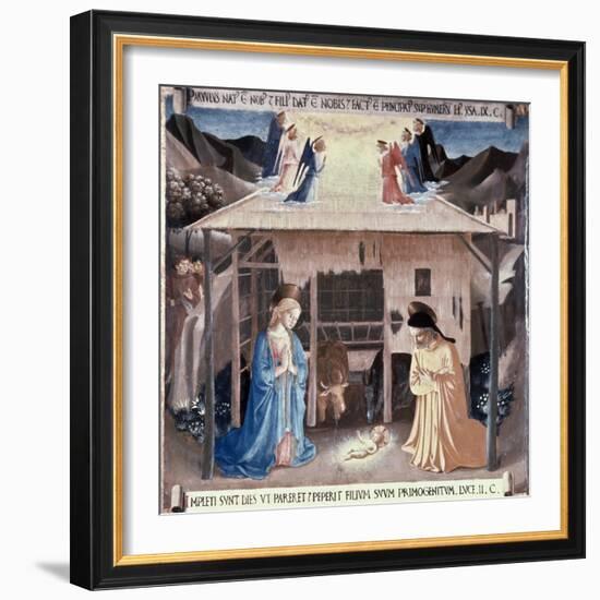 The Nativity-Fra Angelico-Framed Giclee Print