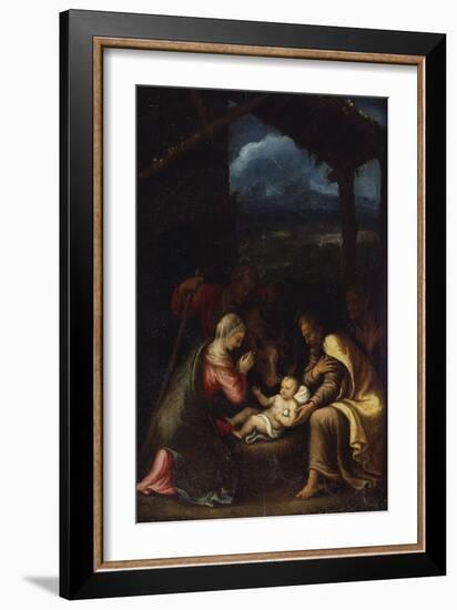 The Nativity-Giulio Romano-Framed Giclee Print