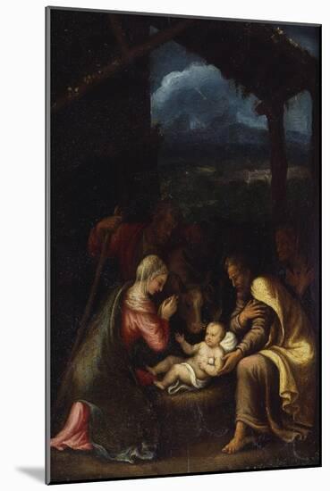 The Nativity-Giulio Romano-Mounted Giclee Print