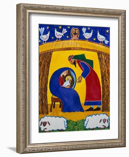 The Nativity-Cathy Baxter-Framed Giclee Print