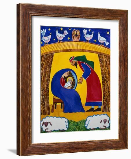 The Nativity-Cathy Baxter-Framed Giclee Print