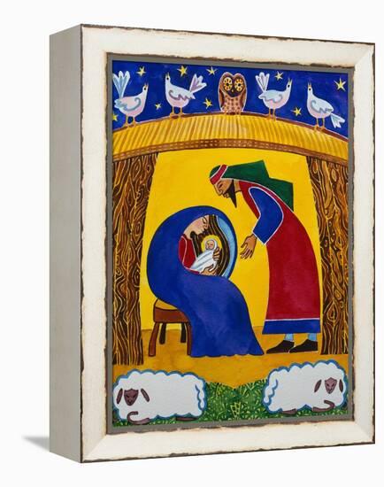 The Nativity-Cathy Baxter-Framed Premier Image Canvas