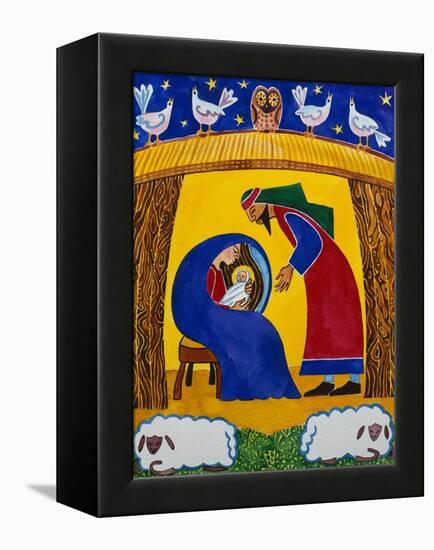 The Nativity-Cathy Baxter-Framed Premier Image Canvas