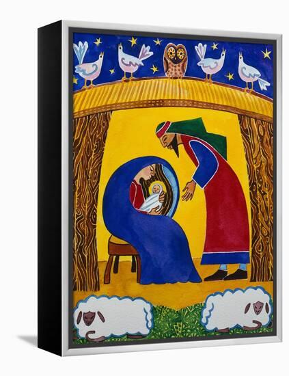 The Nativity-Cathy Baxter-Framed Premier Image Canvas