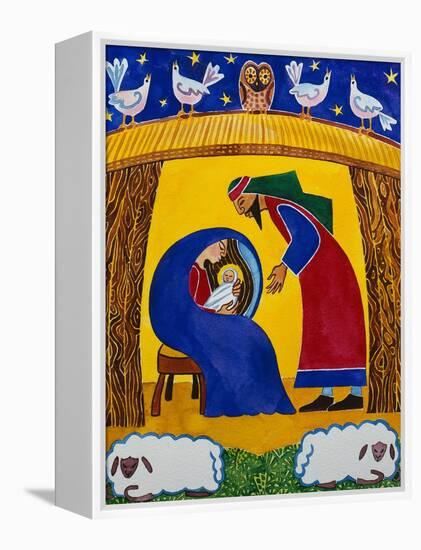 The Nativity-Cathy Baxter-Framed Premier Image Canvas