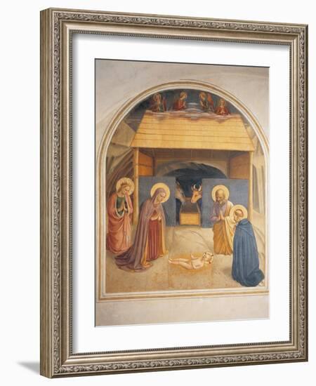 The Nativity-Fra Angelico-Framed Giclee Print