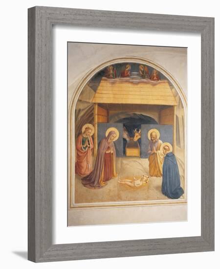 The Nativity-Fra Angelico-Framed Giclee Print