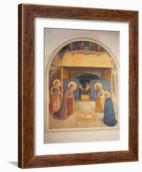 The Nativity-Fra Angelico-Framed Giclee Print