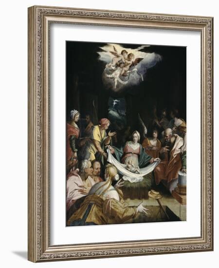 The Nativity-Hans von Aachen-Framed Giclee Print