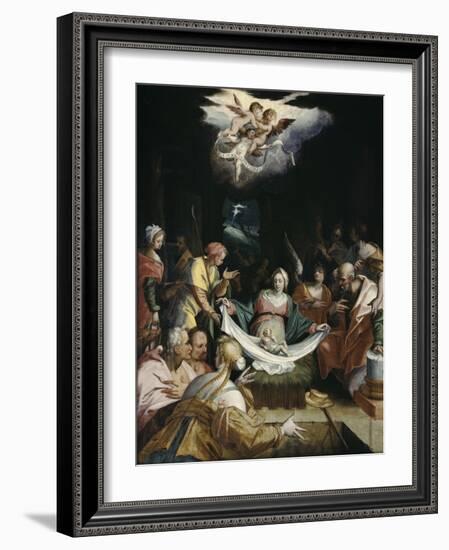 The Nativity-Hans von Aachen-Framed Giclee Print