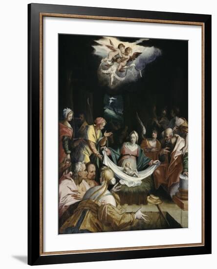 The Nativity-Hans von Aachen-Framed Giclee Print