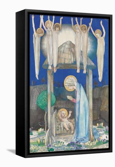 The Nativity-Edward Reginald Frampton-Framed Premier Image Canvas