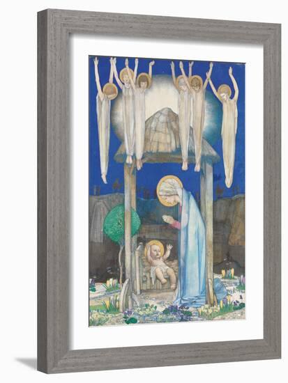 The Nativity-Edward Reginald Frampton-Framed Giclee Print