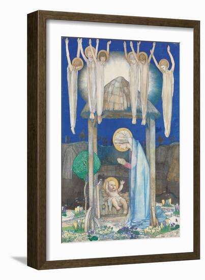 The Nativity-Edward Reginald Frampton-Framed Giclee Print