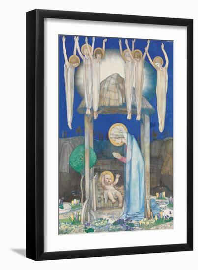 The Nativity-Edward Reginald Frampton-Framed Giclee Print