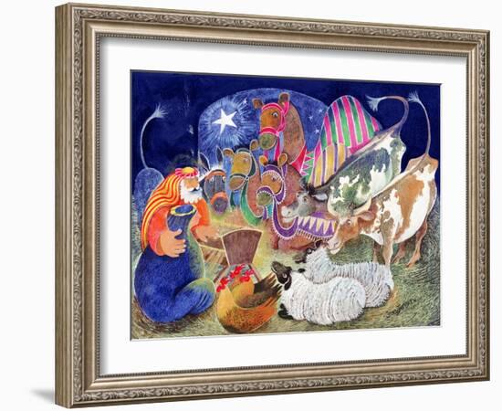 The Nativity-Lisa Graa Jensen-Framed Giclee Print