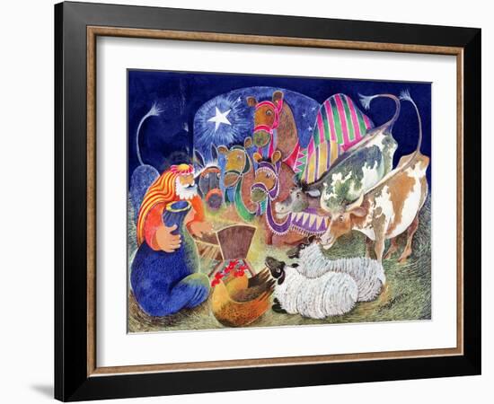 The Nativity-Lisa Graa Jensen-Framed Giclee Print