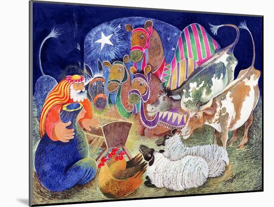 The Nativity-Lisa Graa Jensen-Mounted Giclee Print