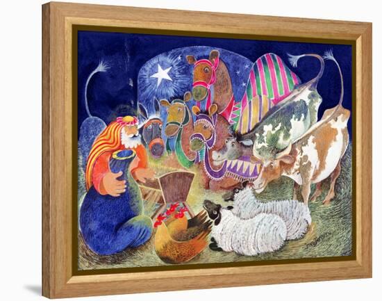 The Nativity-Lisa Graa Jensen-Framed Premier Image Canvas