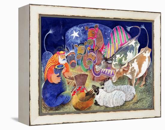 The Nativity-Lisa Graa Jensen-Framed Premier Image Canvas