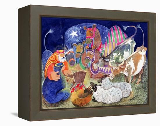 The Nativity-Lisa Graa Jensen-Framed Premier Image Canvas