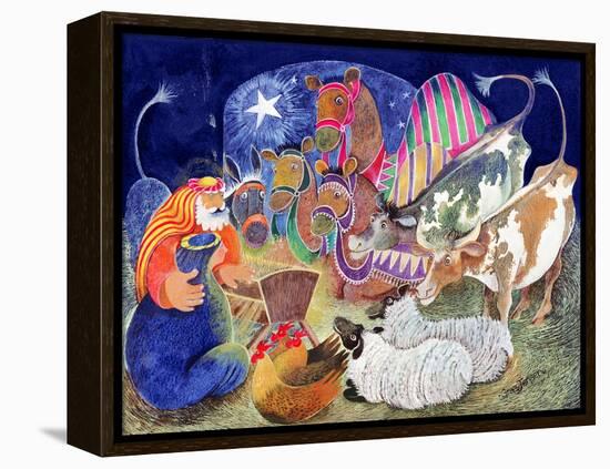 The Nativity-Lisa Graa Jensen-Framed Premier Image Canvas