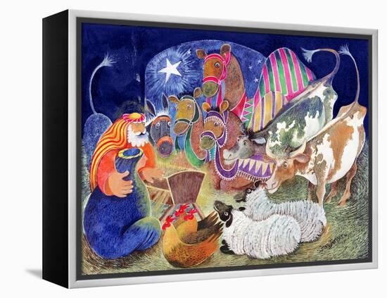 The Nativity-Lisa Graa Jensen-Framed Premier Image Canvas