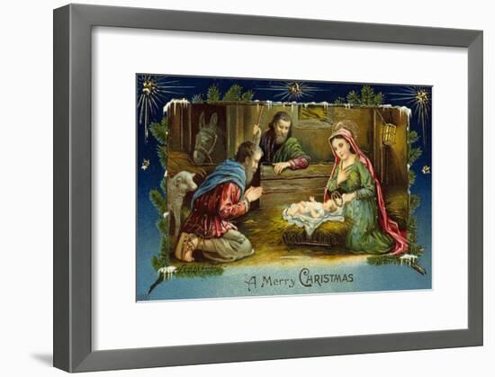 The Nativity-null-Framed Giclee Print