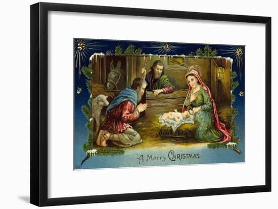 The Nativity-null-Framed Giclee Print