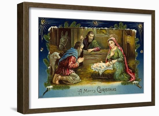 The Nativity-null-Framed Giclee Print