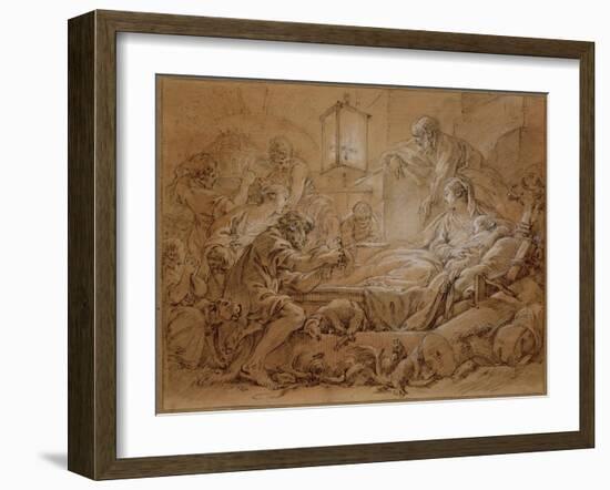 The Nativity-Francois Boucher-Framed Giclee Print