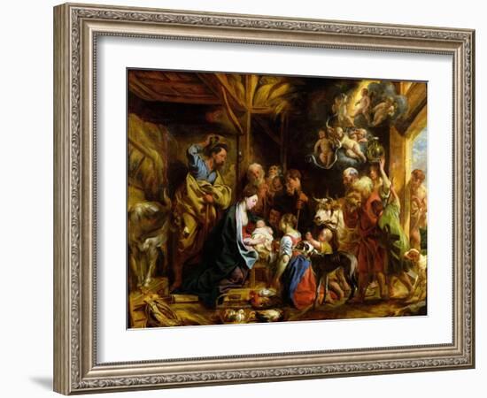 The Nativity-Jacob Jordaens-Framed Giclee Print