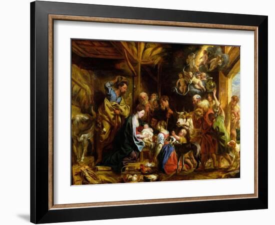 The Nativity-Jacob Jordaens-Framed Giclee Print