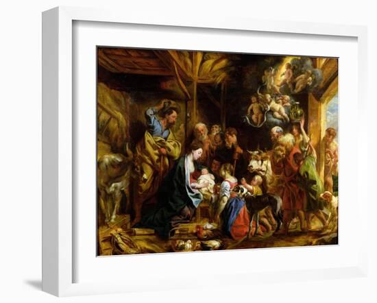 The Nativity-Jacob Jordaens-Framed Giclee Print