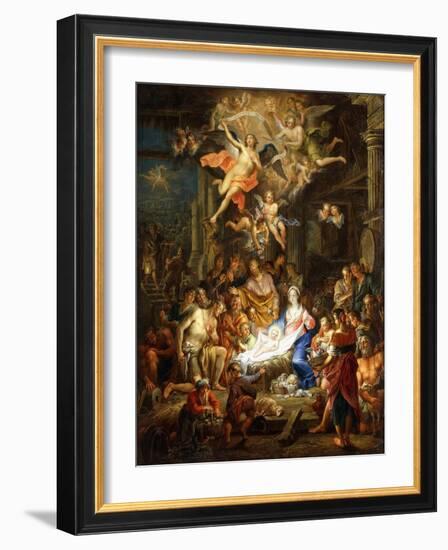 The Nativity-Frans Christoph Janneck-Framed Giclee Print