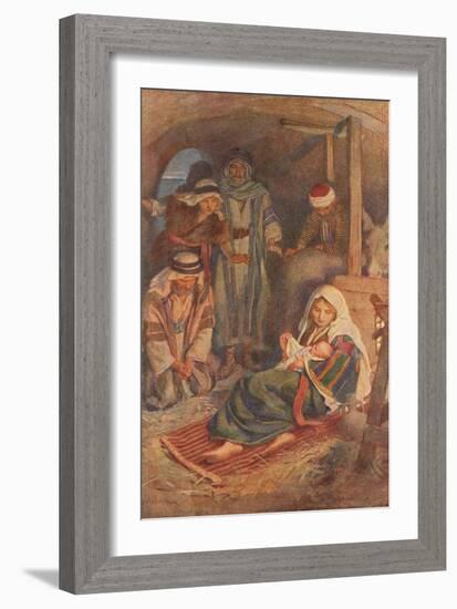 The Nativity-Harold Copping-Framed Giclee Print