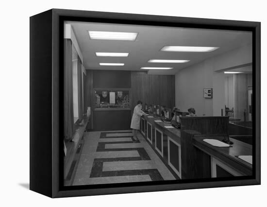 The Natwest Bank, Glossop Road, Sheffield, South Yorkshire, 1966-Michael Walters-Framed Premier Image Canvas